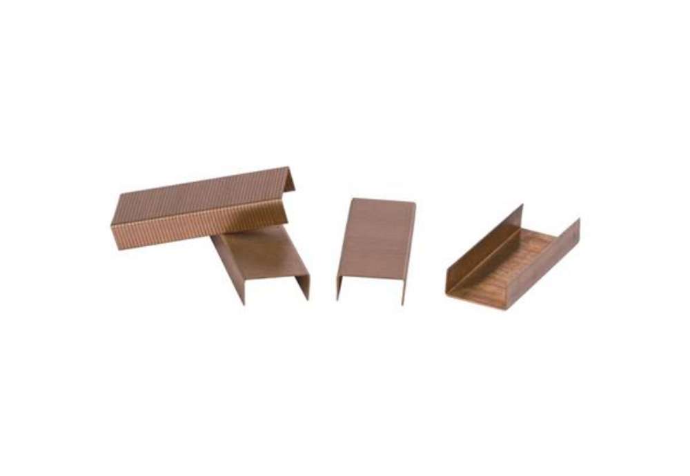 Immagine di Scatola 1000 punti per cucitrice Q-Connect 24/6 rame - KF01279