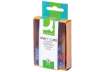 Immagine di Mini-mollette fermacarte Q-Connect 25 mm colori assortiti Scatola da 20 pezzi - KF02034