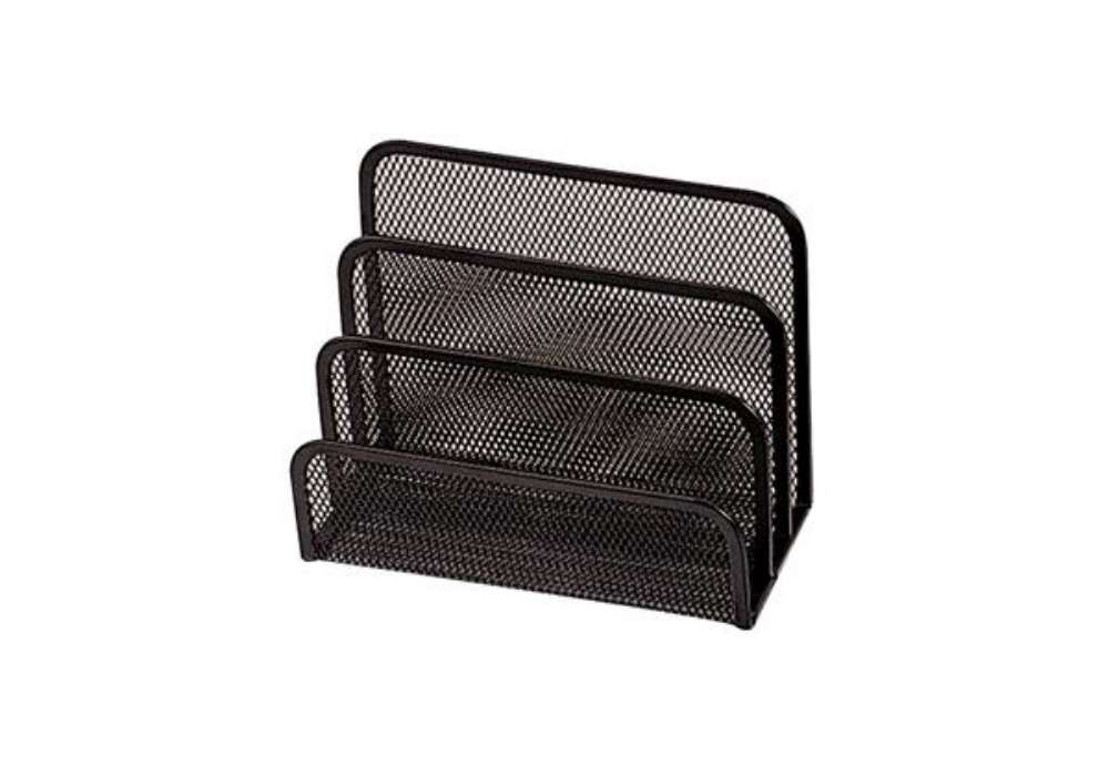 Immagine di Sparticarte in metallo Q-Connect 17x13,5x8,3 cm nero KF00876