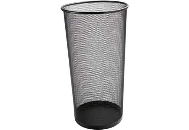Immagine di Portaombrelli in metallo Q-Connect 22.6 l h 50 cm x diametro 27,5 cm nero KF00829