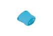 Immagine di Tappetino per mouse Q-Connect con poggiapolsi in gel 22x26x2,8 cm blu trasparente - KF20085