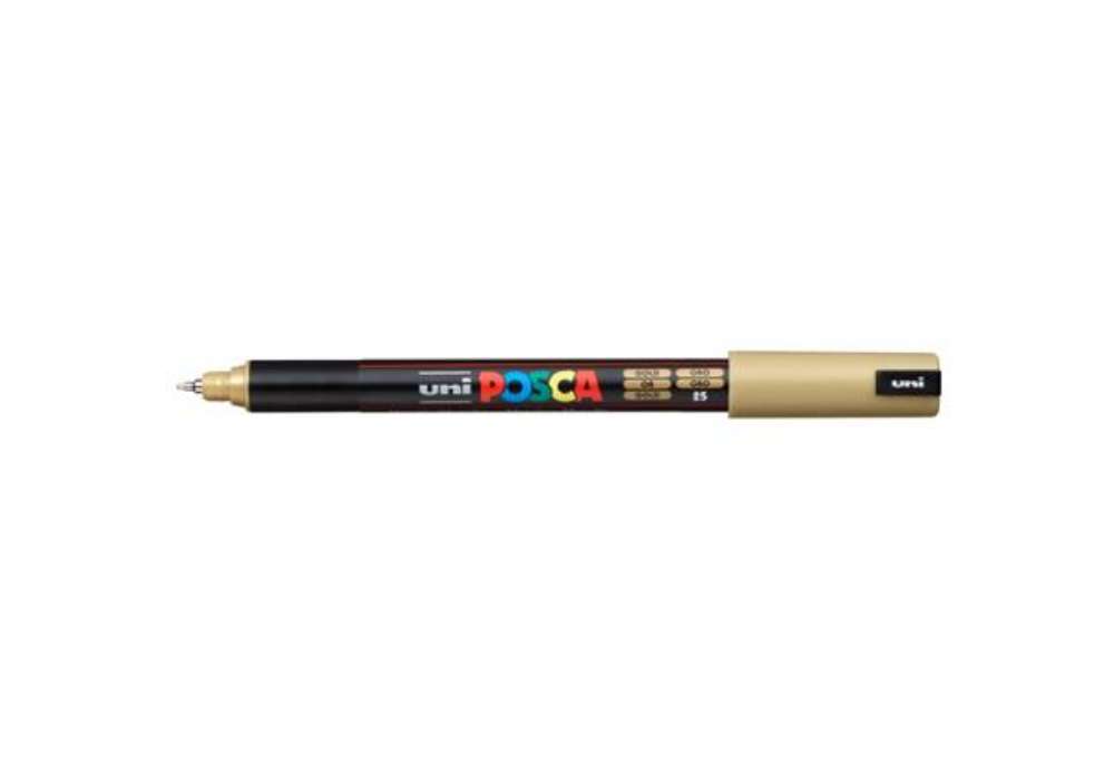 Immagine di Marcatore a tempera POSCA Uni-Ball punta tonda 0,7 mm oro M PC1MR ORO