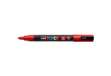 Immagine di Marcatore a tempera POSCA Uni-Ball punta tonda 0,9-1,3 mm rosso M PC3M R