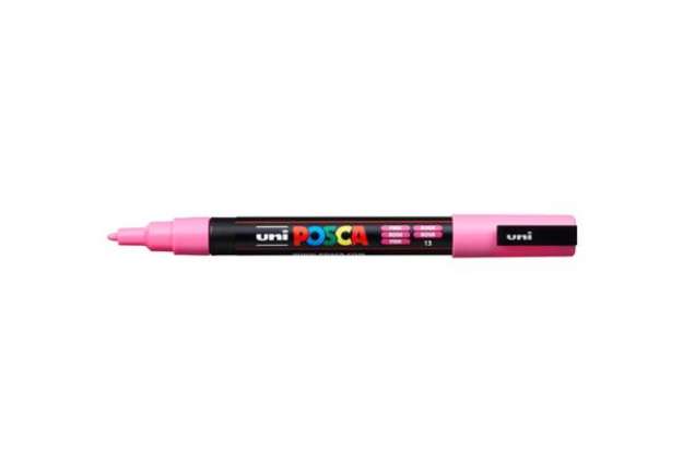 Immagine di Marcatore a tempera POSCA Uni-Ball punta tonda 0,9-1,3 mm rosa M PC3M RA