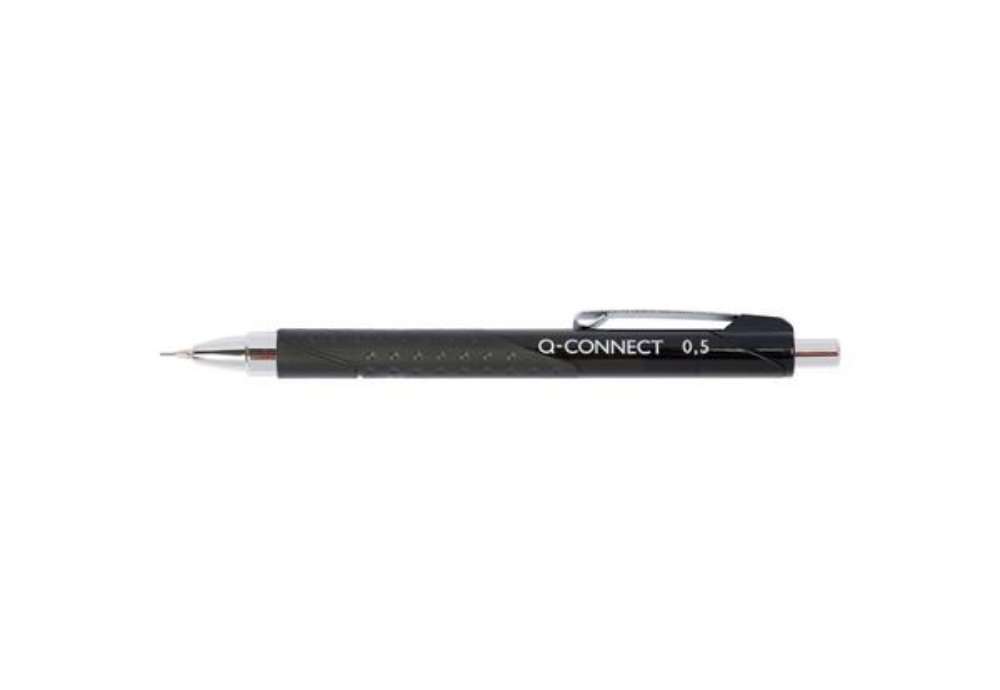 Immagine di Matita meccanica a mine Q-Connect 0,5 mm con clip e pulsante in metallo conf. 10 pezzi - KF01937
