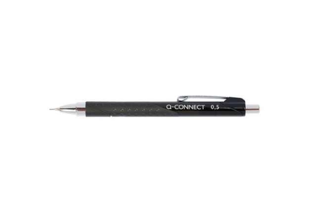 Immagine di Matita meccanica a mine Q-Connect 0,5 mm con clip e pulsante in metallo conf. 10 pezzi - KF01937