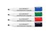 Immagine di Marcatore per lavagna bianca Q-Connect punta tonda 2-3 mm 4 colori assortiti Conf. da 4 - KF26038