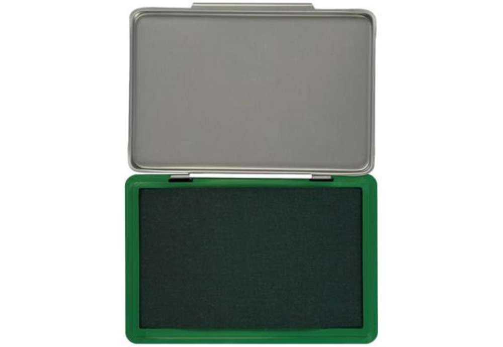Immagine di Cuscinetto per timbri Q-Connect 11x7 cm verde KF25210