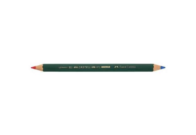 Immagine di Matita bicolore Faber-Castell CASTELL Color 873 rossa e blu 117500
