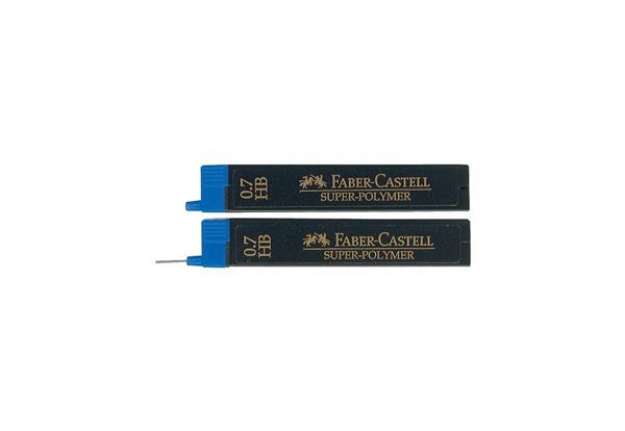 Immagine di Astuccio 12 mine HB Faber-Castell Super Polymer 0,7 mm - 120700