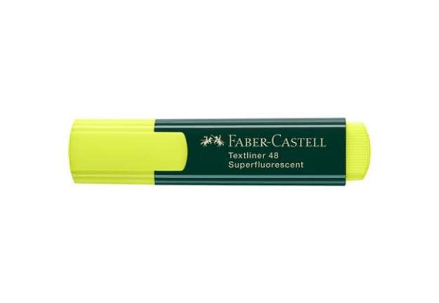 Immagine di Evidenziatore Faber-Castell Textliner 48 Refill tratto 1-2-5 mm giallo fluo 154807