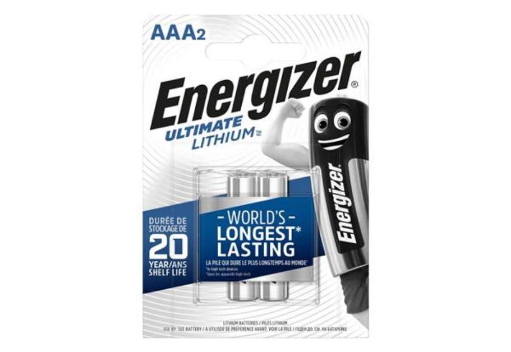 Immagine di Batterie al litio Energizer Ultimate Lithium AAA - conf. 2 pz - E301535600