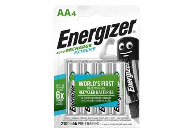 Immagine di Batterie ricaricabili ENERGIZER Extreme AA - 2300 mAh conf.da 4 - E300849600