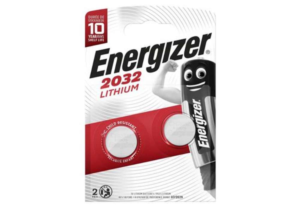 Immagine di Batterie al litio a bottone Energizer Lithium BP2 - CR2032 conf. da 2 - E301021403