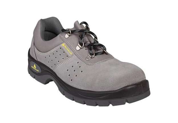Immagine di Scarpe da lavoro DELTA PLUS basse Fennec3 S1P - pelle scamosciata grigio - 44 - FEN3PGR44