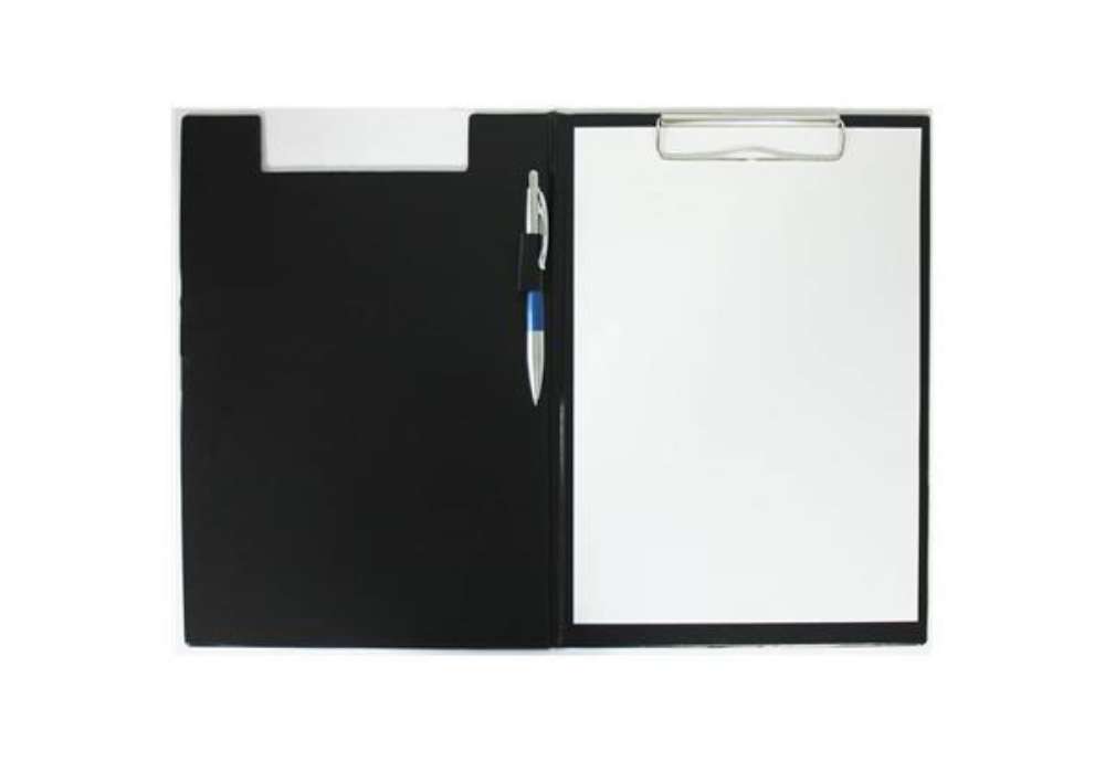 Immagine di Cartella portablocco con molla Q-Connect A4 - Protocollo nero KF01300