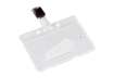 Immagine di Portabadge Q-Connect 85x54 mm con clip - rigido - conf. da 10 - KF14148