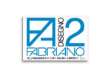 Immagine di Album da disegno Fabriano F2 collato 1 lato 110 g/m² 33x48 cm 12 ff. lisci riquadrati - 06201534