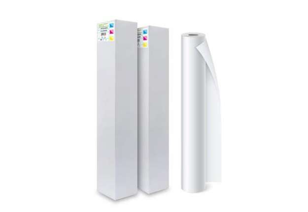 Immagine di Rotolo carta plotter Rotolificio Pugliese pura cellulosa opaca Cristal 90 g/mq 62,5 cm x 50 m -D62P1