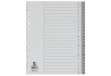 Immagine di Divisori alfabetici Q-Connect A-Z 24,5x29,7 cm grigio 24 pagine KF01843