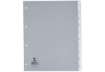 Immagine di Divisore personalizzabile Q-Connect grigio 24,5x29,7 cm ppl 10 pagine KF01853