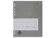 Immagine di Divisore personalizzabile Q-Connect grigio 24,5x29,7 cm ppl 12 pagine KF01854
