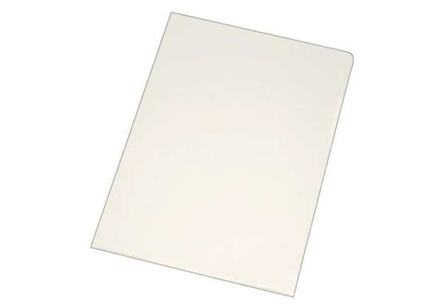Immagine di Cartellina a L Q-Connect ppl A4 trasparente opaco conf. da 100 - KF00310