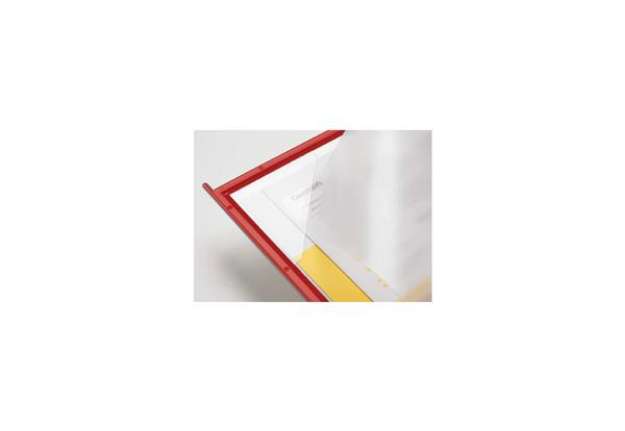 Immagine di Pannello per leggìo da tavolo Q-Connect Quickfind rosso conf. 10 pezzi - KF04258
