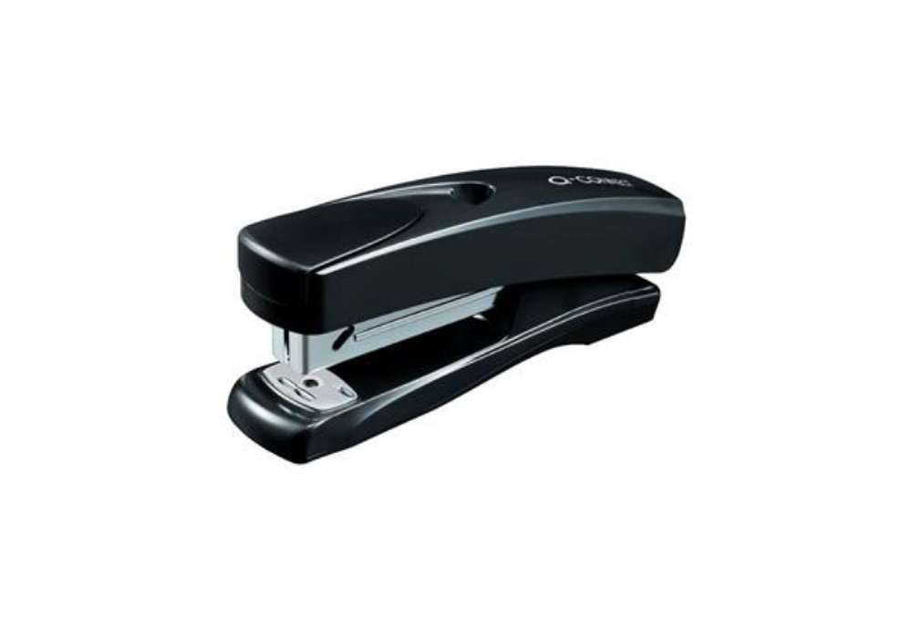 Immagine di Cucitrice da tavolo Q-Connect ABS 20 ff nero profondità di cucitura 5,5 cm - KF01056