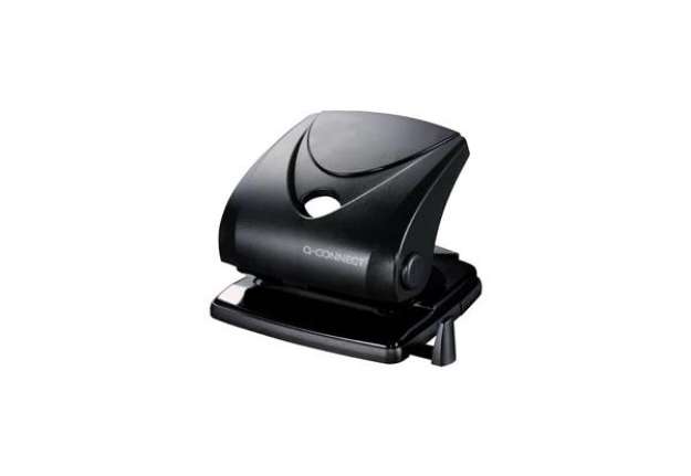 Immagine di Perforatore a due fori Q-Connect nero 30 fogli KF01235