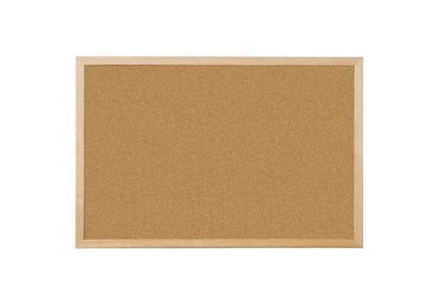 Immagine di Pannello in sughero Q-Connect 90x60 cm con cornice in legno KF03567