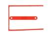 Immagine di Clip fermafogli Q-Connect rosso passo 8 cm conf. 100 pezzi - KF02281