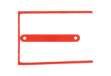 Immagine di Clip fermafogli Q-Connect rosso passo 8 cm conf. 100 pezzi - KF02281