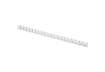 Immagine di Dorsi a spirale in PVC per rilegatura Q-Connect A4 - 21 anelli 10 mm - fino a 55 ff bianco - conf. 1