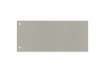 Immagine di Separatore per archivio con due fori Q-Connect 24x10,5 cm 190 g/m² grigio conf. da 100 - KF00513