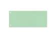 Immagine di Separatore per archivio con due fori Q-Connect 24x10,5 cm 190 g/m² verde conf. da 100 - KF00518