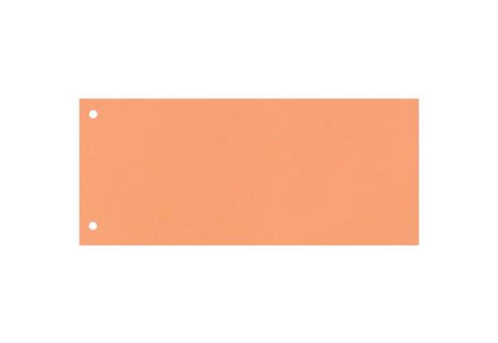 Immagine di Separatore per archivio con due fori Q-Connect 24x10,5 cm 190 g/m² arancio conf. da 100 - KF00519