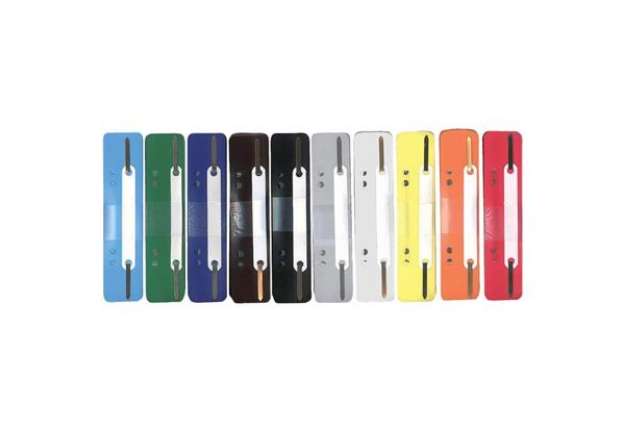 Immagine di Pressini fermafogli Q-Connect 34x150 mm assortiti conf. da 250 - 2102502011