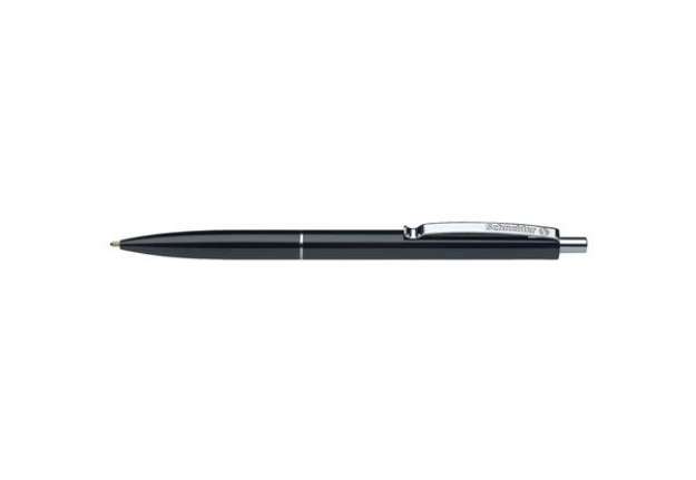 Immagine di Penna a sfera a scatto Schneider K 15 ricaricabile tratto M nero Conf. 50 pezzi - P003081