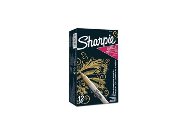 Immagine di Marcatore permanente Sharpie Metallic F punta conica 3 mm oro 1891062