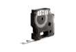 Immagine di Nastro per etichettatrici Dymo D1 Nylon 12 mm x 3,5 m nero/bianco S0718040