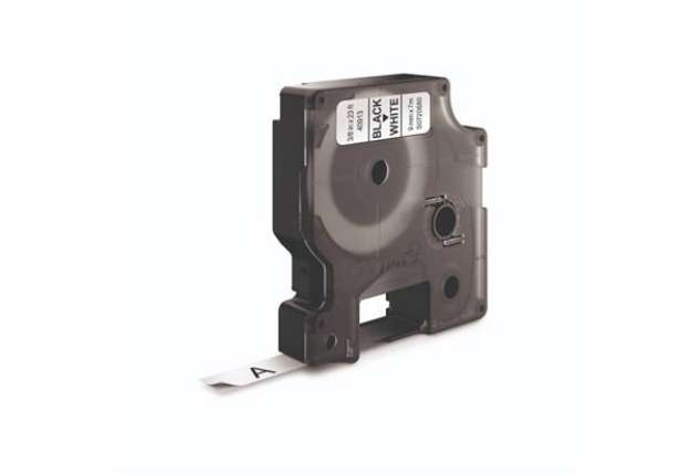 Immagine di Nastro per etichettatrici Dymo D1 9 mm x 7 m nero/bianco S0720680
