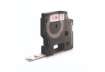 Immagine di Nastro per etichettatrici Dymo D1 12 mm x 7 m rosso/bianco S0720550