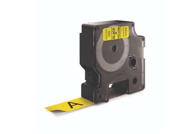 Immagine di Nastro per etichettatrici Dymo D1 19 mm x 7 m nero/giallo S0720880