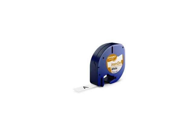 Immagine di Nastro per etichettatrici Dymo LT 12 mm x 2 m bianco - per decalcomanie S0718850