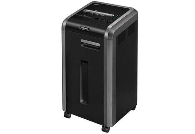 Immagine di Distruggidocumenti uso frequente FELLOWES Powershred 225Mi P-5 60L taglio a microframmento 2x12 mm -