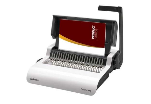 Immagine di Rilegatrice a dorsi plastici FELLOWES Pulsar+ 300 capacità di perforazione 17 fogli - 5627601