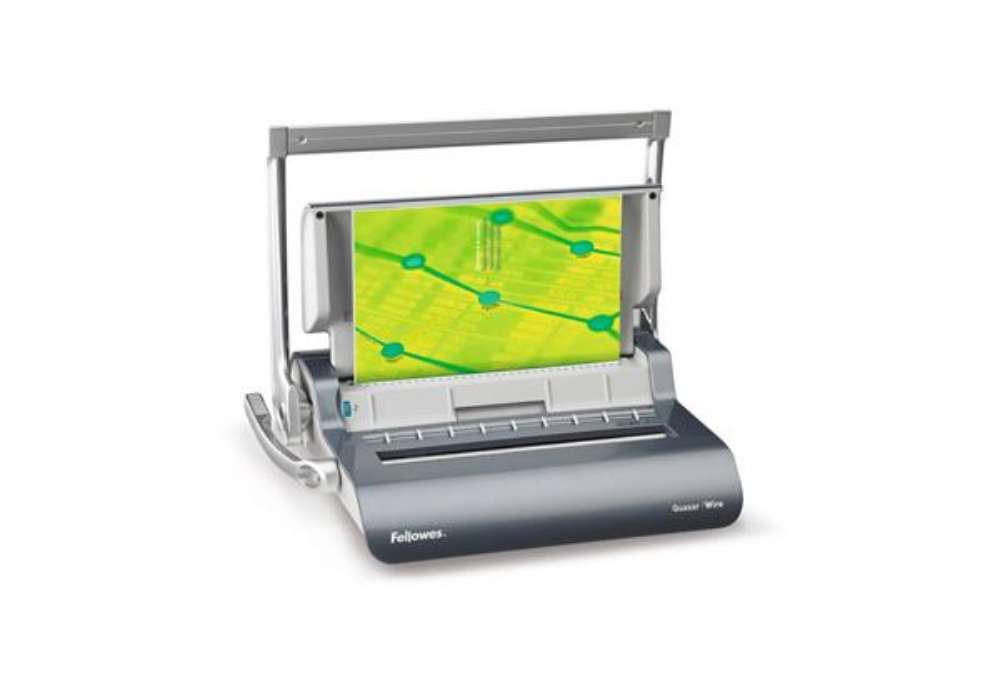 Immagine di Rilegatrice a dorsi metallici FELLOWES Quasar Wire Capacità di perforazione 15 fogli - 5224101