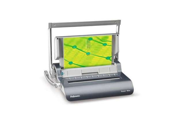 Immagine di Rilegatrice a dorsi metallici FELLOWES Quasar Wire Capacità di perforazione 15 fogli - 5224101