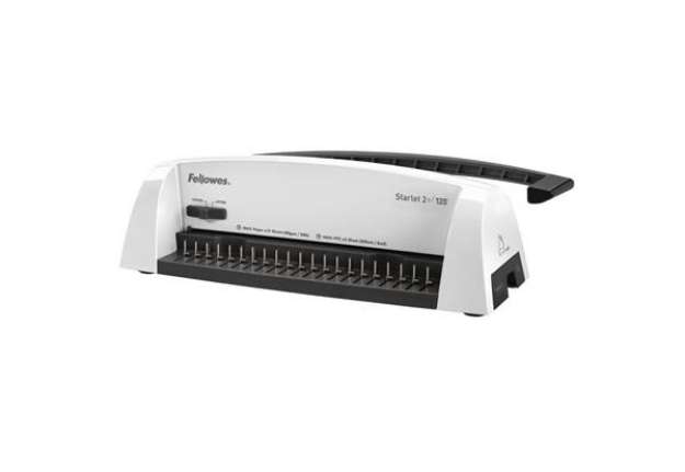 Immagine di Rilegatrice a dorsi plastici FELLOWES Starlet 2+ 120 capacità di perforazione 12 fogli - 5227901